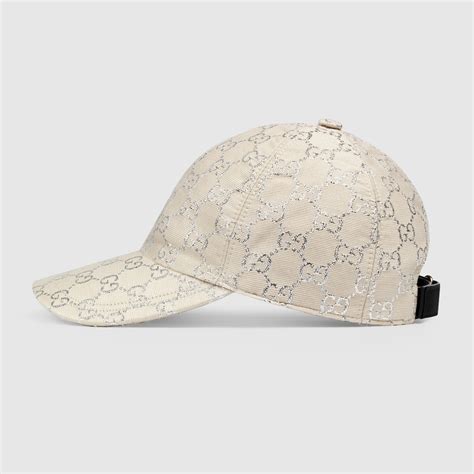 casquette gucci lame blanche|chapeaux gucci homme.